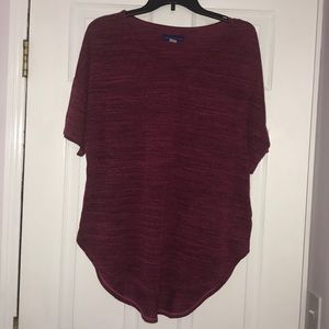 Large Burgundy Blouse